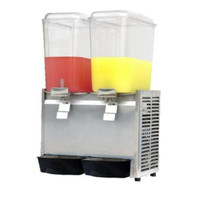 Brand New Double Container 36 Liter Refrigerated Juice Dispenser