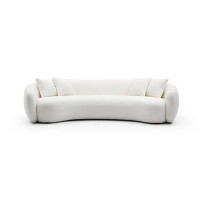 Hokku Designs Modern Sectional Half Moon Leisure Couch Curved Sofa