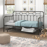 Little Seeds Willow Twin Metal Daybed with Trundle by Little Seeds