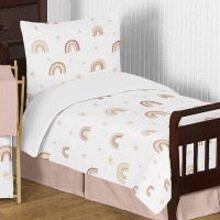 Sweet Jojo Designs Rainbow Toddler Bedding Set