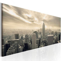 Ebern Designs Stretched Canvas Wall Art - Ny: Morning Sky