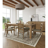 Birch Lane™ Laroche Dining Table Set with 6 Ladderback Chairs