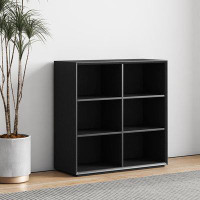 HIGH CHESS Solid Wood Bookcase Black Locker Modern Simple Bookcase