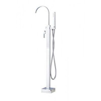Juno Showers Juno Floor Mounted Hot And Cold Waterfall Tub Spout Faucet