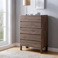 Latitude Run® Modern And Stylish Vertical Dresser With 5 Drawers