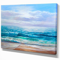 Made in Canada - East Urban Home Calming Ocean - Wrapped Canvas Print
