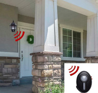 SOLAR-POWERED MOTION-SENSOR LIGHT WITH WIRELESS ALERT BUTTON - Competitor price $74.33 - Our price only $44.95!