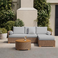 Latitude Run® Latitude Run® Kavy 3-piece Outdoor Patio Furniture All-weather Resistant Set