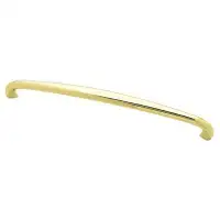 D. Lawless Hardware 12" Colossus Dee Pull Polished Brass