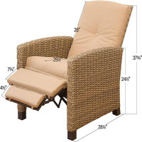 Latitude Run® Jinela Metal Outdoor Lounge Chair