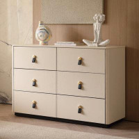 Latitude Run® Luxurious White Dresser Modern White Dresser For Bedroom