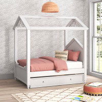 Mistana™ Baby & Kids Emilio Twin Panel Bed with Trundle