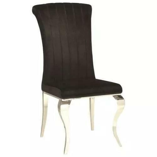 Coaster Furniture 59 Carone Dining Contemporary Black w 6 Chairs (105071) - In Stock / New in box         Glam in Dining Tables & Sets - Image 2