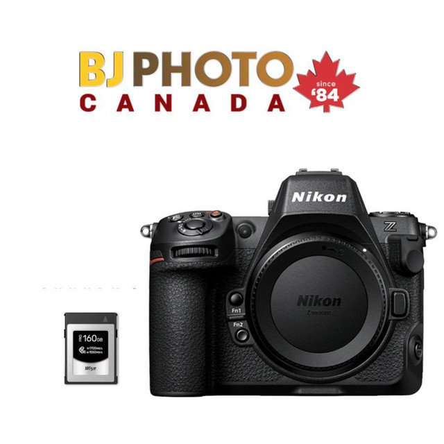 NIKON Z8  Mirrorless Body Mount Adapter FTZ II + 160GB CF Express Card (new) in Cameras & Camcorders in Laurentides - Image 3
