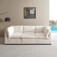 Latitude Run® Convertible Modern Luxury Sectional Sofa Couch,Quality Corduroy Upholstery Modular Sofa