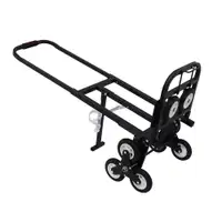 Used Home Garden Tools Stair Climbing Cart Portable Folding Hand Truck, 420LBS Capacity Handcart Luggage Cart 190418