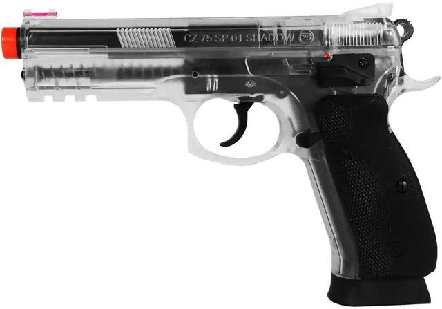 ASG SHADOW BLOWBACK CLEAR PLASTIC TOY AIRSOFT PISTOL  -- Incredible price!!! in Paintball