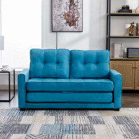Ebern Designs 59.4" Loveseat Sofa With Pull-Out Bed