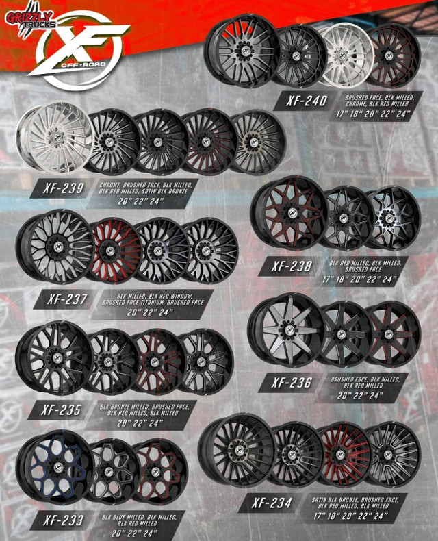 HOTTEST SELLING WHEEL BRAND: XF Off-Road! FREE SHIPPING CANADA-WIDE**!!! in Tires & Rims in Alberta - Image 4