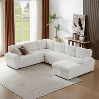 Hokku Designs Oversized Modular Storage Sectional Sofa Couch For Home Apartment Office Living Room,Free Combination L/U