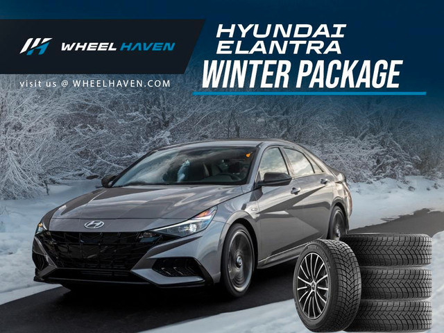 Hyundai ELANTRA - Winter Tire + Wheel Package 2023 - WHEEL HAVEN in Tires & Rims