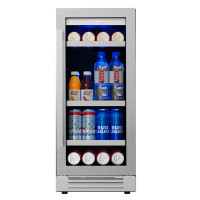CLF CLF 100 Cans (12 oz.) 3 Cubic Feet Outdoor Rated Beverage Refrigerator with Wine Storage
