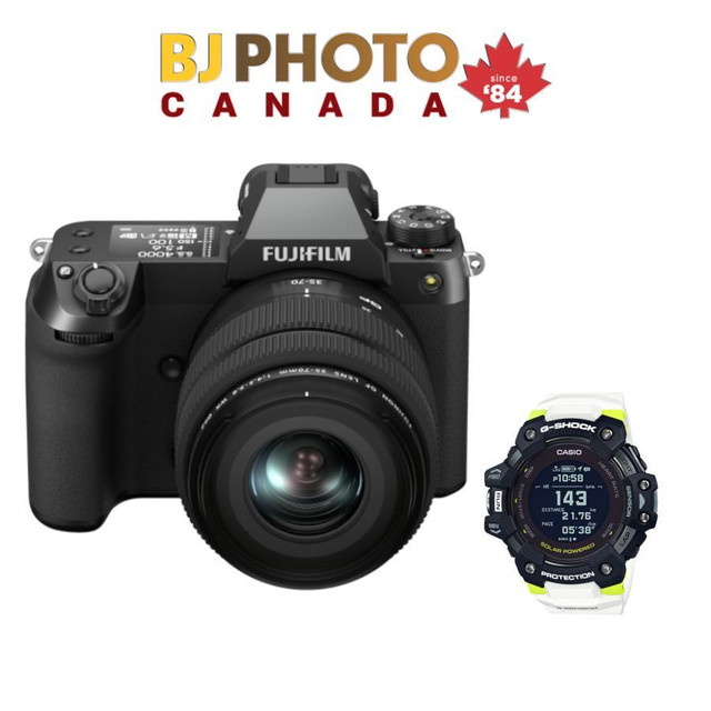 GFX50S II with GF35-70mmF4.5-5.6 WR Lens Kit (save $950) + G-shock Bundle in Cameras & Camcorders