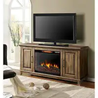 Muskoka Marcus TV Stand for TVs up to 65" with Electric Fireplace Included