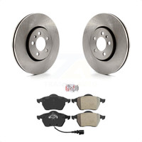 Front Disc Brake Rotors And Semi-Metallic Pads Kit For Volkswagen Jetta Beetle Golf K8A-104727