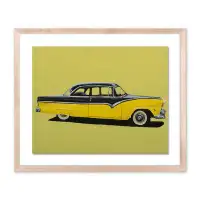 Four Hands Art Studio Yellow & Black Two Tone by Erica Hauser - Picture Frame Print