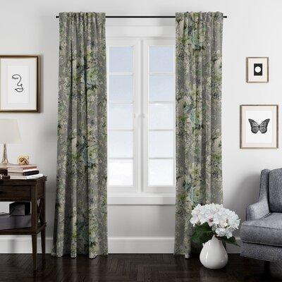 Colcha Linens Estee Drapery Linen Floral Room Darkening Rod Pocket Single Curtain Panel in Home Décor & Accents