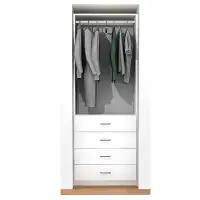 Latitude Run® Crissey 25.5" W Closet System Reach-In Sets