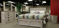 Spring Sale !! Gorgeous, Farmhouse Style 5 Pc Queen Bedroom Set Blow Out