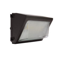 RUN BISON 170-Watt Equivalent Integrated Outdoor LED Wall Pack, Up To 8700Lumens,3500/4000/5000K,0-10V Dimmable
