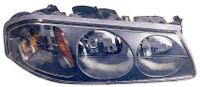 Head Lamp Passenger Side Chevrolet Impala 2000-2004 Black Bezel With Center Bulb Shield To Feb 5Th 2004 High Quality , G