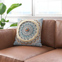 Langley Street Drees Square Cotton Throw Pillow Cover