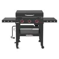 Nexgrill Nexgrill Daytona 3-burner Propane Gas Griddle With Side Tables