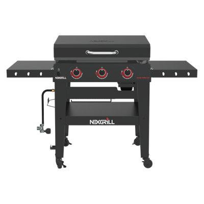 Nexgrill Nexgrill Daytona 3-burner Propane Gas Griddle With Side Tables in Other