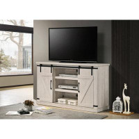 Gracie Oaks Asher 54" Wide TV Stand With Sliding Doors And Cable Management