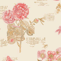 August Grove Bywell 32.7' x 20.5" Botany Floral Wallpaper