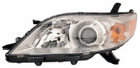 Head Lamp Driver Side Toyota Sienna 2011-2020 Halogen Base/L/Le/Xle/Limited Model , TO2502199V
