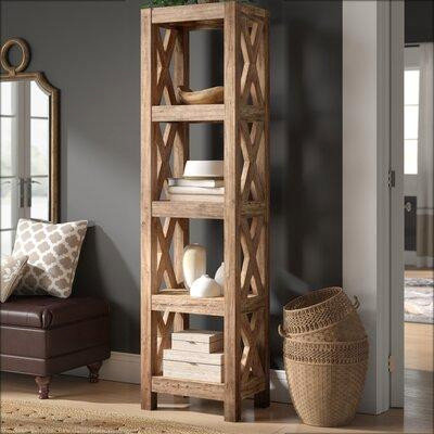 Birch Lane™ Amett 71" H x 20" W Solid Wood Etagere Bookcase in Bookcases & Shelving Units