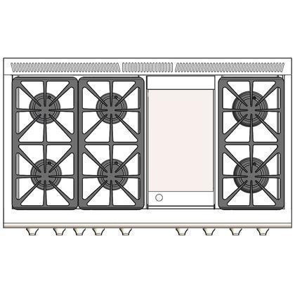 Capital MCR486GN Precision Series 48 Inch Gas Freestanding Range in Stoves, Ovens & Ranges in Oshawa / Durham Region - Image 4