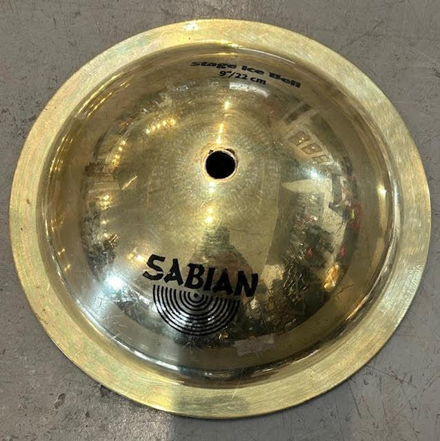 Sabian Stage Ice Bell 9 usagée-used in Drums & Percussion in Greater Montréal