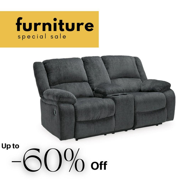 Power Reclining Loveseat with Console on Sale !! in Chairs & Recliners in Oakville / Halton Region - Image 2