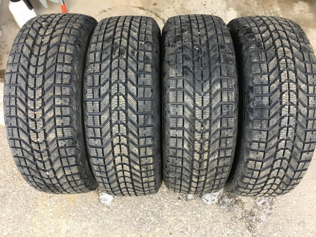 235/55/17 SNOW TIRES FIRESTONE SET OF 4 $450.00 TAG#Q1552 (NPVG503153JT3) MIDLAND ON. in Tires & Rims in Ontario