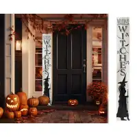 The Holiday Aisle® Amarnath Weather Resistant Wood Wall Mounted Outdoor Halloween Decoration