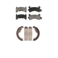 Front and Rear Brake Pads Kit by Transit Auto KCN-100388