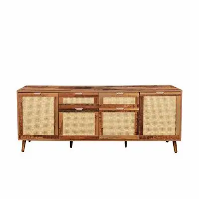 Millwood Pines Storage Media Console For Tvs Up To 70"