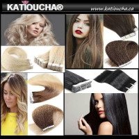 Tape In Hair Extensions | 100% Human Remy Hair ***** Rallonges Bandes Adhésives 100% Cheveux Humain Rémy